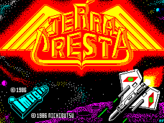 Terra Cresta title screen for ZX Spectrum